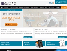 Tablet Screenshot of hippofinancial.com